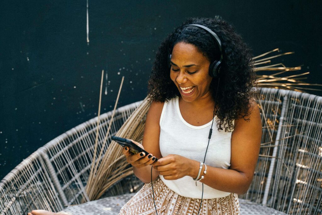 happy woman wearing headphones | therapist ceu | ceus for therapists | ceus for counselors | Texas | Michigan | Utah A happy Black woman wearing headphones connected to her phone. Continuing education for therapists can be done on the go!
Learn more by reading our blogs.